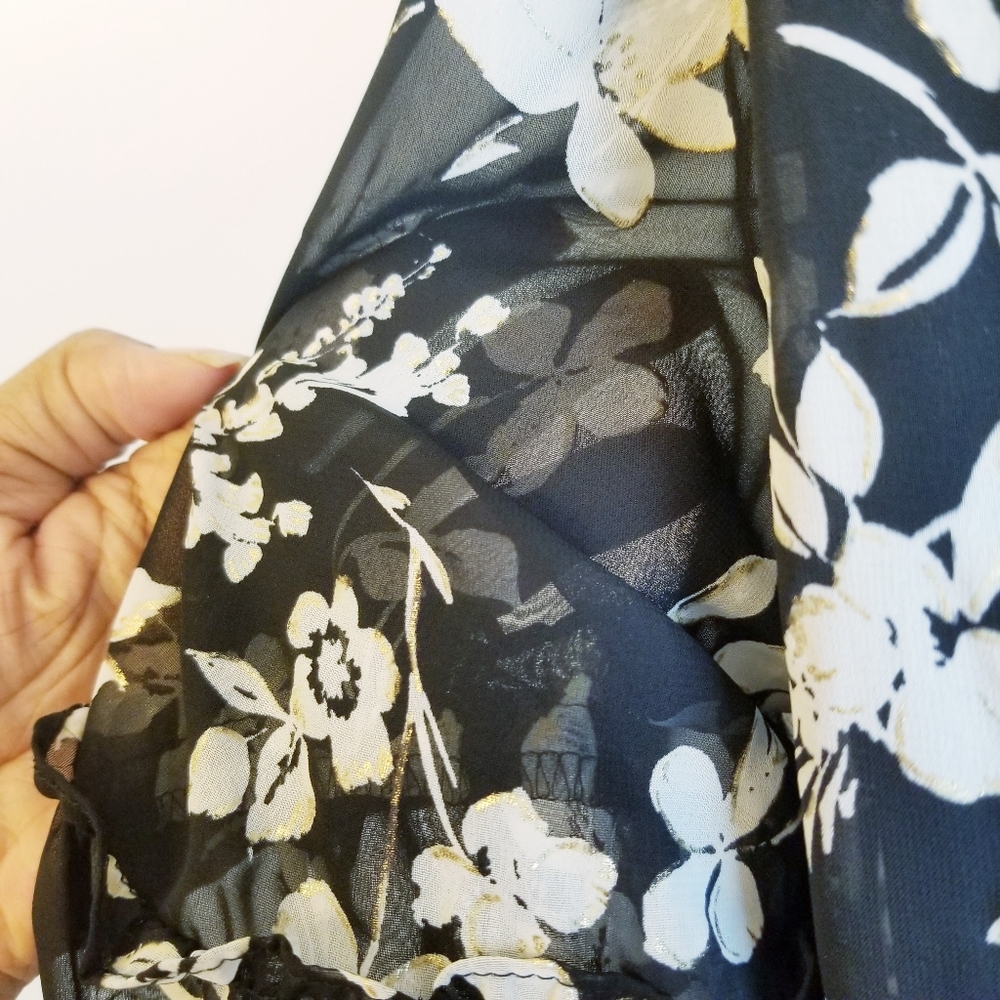 Jessica HowardFloral Chiffon Ruffle Dress 8 - Picture 6 of 11